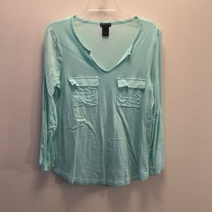 Mint long sleeve T-shirt